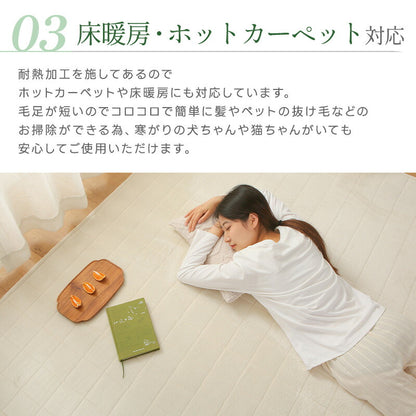 ラグ ラグマット 洗える 1.5畳 2畳 3畳 抗菌防臭 防ダニ 絨毯 フランネルラグ 床暖房対応 ホットカーペット対応 軽量 防音 滑り止め 長方形 正方形 フランネル ラグマット カーペット キルトラグ リビングラグ 無地 北欧