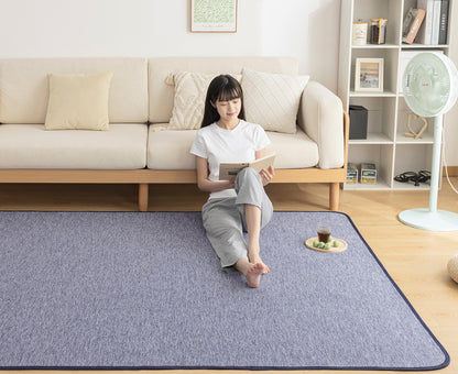 Softime カーペット 夏用ラグマットI007-185185YWGY 185×185cm (約2畳） グレー