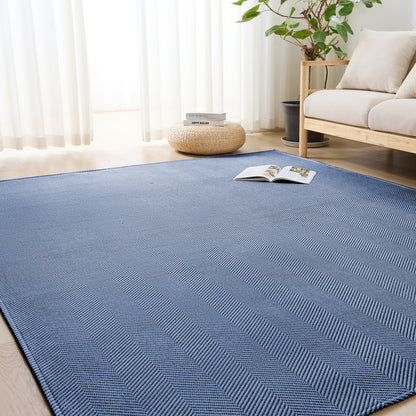 Softime カーペット ラグ ヘリンボーン柄 185×235cm（約3畳）ラグマット 滑り止め オールシーズン 洗える じゅうたん 床保護 防音 おしゃれ 北欧 リビング 幾何柄 ベージュ