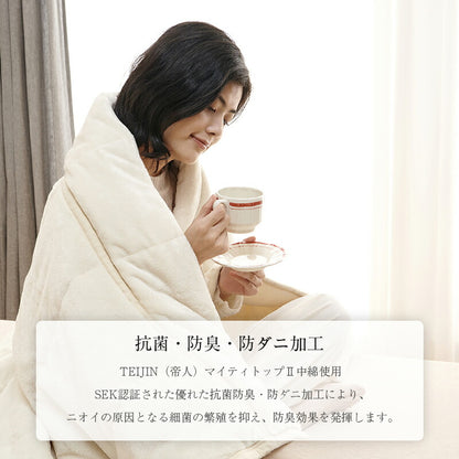 毛布 2枚合わせ 中綿入り 厚手 ボリューム 3Mシンサレート入り 洗える 節電 省エネ 抗菌防臭 吸湿発熱 あったか 軽量 シングル セミダブル ダブル 掛け毛布 もうふ ブランケット 無地 柄 フランネル 襟付 ギフト対応 冬 冬用