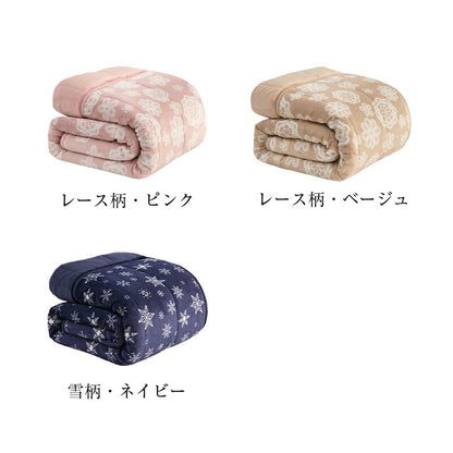 毛布 2枚合わせ 中綿入り 厚手 ボリューム 3Mシンサレート入り 洗える 節電 省エネ 抗菌防臭 吸湿発熱 あったか 軽量 シングル セミダブル ダブル 掛け毛布 もうふ ブランケット 無地 柄 フランネル 襟付 ギフト対応 冬 冬用