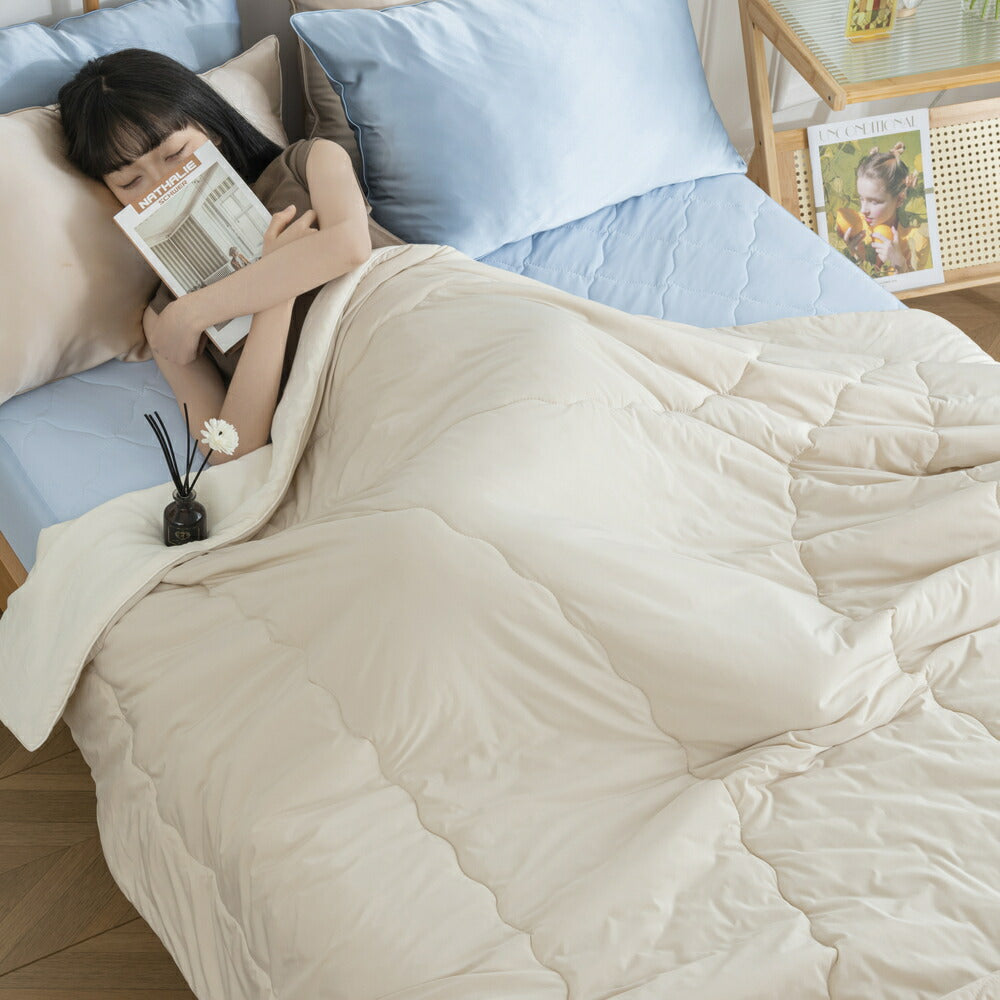 ブランケット リバーシブル パイル地 冷感 シングル 洗える 夏 Q-max0.52 ひんやり 抗菌 防臭 防ダニ セミダブル ダブル 吸水速乾 通気 冷感ケット キルトケット タオルケット 接触冷感 毛布 夏用 涼しい 無地 ギフト